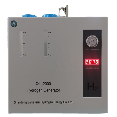 ซื้อ เครื่องกำเนิดไฮโดรเจน 2000ml/min ที่ได้รับการรับรอง CE สำหรับ FID GC อัตราการผลิต 2000ml/min การผลิตออนไลน์